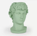 Sophia Enjoy Thinking | Scultura Antinoos Head Vaso Verde Menta