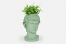 Sophia Enjoy Thinking | Scultura Antinoos Head Vaso Verde Menta