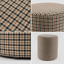 EDG Enzo De Gasperi | Pouf Tartan Cilindro