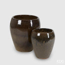 EDG Enzo De Gasperi | Vaso ceramica Glaze Bombato