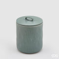 Contenitore a barattolo Feng cilindro in ceramica EDG Enzo De Gasperi