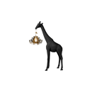 Lampada polietilene Giraffa In Love XS Bianco QEEBOO