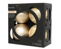 Kaemingk | Set 4 Palline Natalizie Shatterproof Ø10 cm – Finitura Lucida e Opaca