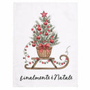 Simple Day Canovaccio Natalizio in Lino Stonewashed 50×68 cm