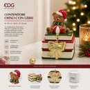 EDG Enzo De Gasperi | Contenitore Orso con Libri Natalizio