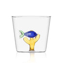Ichendorf Milano | Bicchiere con Pesce in vetro Borosilicato Marine Garden