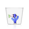 Ichendorf Milano | Bicchiere con Pesce in vetro Borosilicato Marine Garden