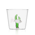 Ichendorf Milano | Bicchiere con Pesce in vetro Borosilicato Marine Garden