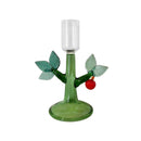 Ichendorf Portacandela - Tealight in vetro Melo Natale 2025 Red Apple fatto a Mano
