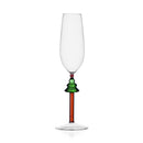 Ichendorf Milano | Bicchiere Flute in Vetro Albero di Natale🎄Woodland Tales