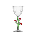 Ichendorf Milano| Calice decorato in vetro borosilicato Natale  "Botanica"