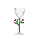 Ichendorf Milano| Calice decorato in vetro borosilicato Natale  "Botanica"