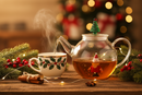 Ichendorf Milano | Teiera con Babbo Natale in vetro Natale Christmas Tales