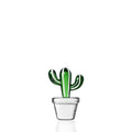 Fermacarte in vetro Borosilicato Cactus Desert Plant Ichendorf Milano