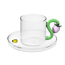 Ichendorf Milano | Tazzina da Caffè Fruits and Flowers in Vetro Borosilicato