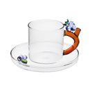 Ichendorf Milano | Tazzina da Caffè Fruits and Flowers in Vetro Borosilicato