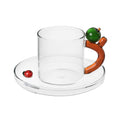 Ichendorf Milano | Tazzina da Caffè Fruits and Flowers in Vetro Borosilicato