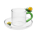 Ichendorf Milano | Tazzina da Caffè Fruits and Flowers in Vetro Borosilicato