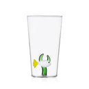 Ichendorf Milano | Bicchiere da Cocktail con Pesce in vetro Borosilicato Marine Garden