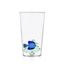Ichendorf Milano | Bicchiere da Cocktail con Pesce in vetro Borosilicato Marine Garden