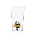 Ichendorf Milano | Bicchiere da Cocktail con Pesce in vetro Borosilicato Marine Garden