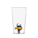 Ichendorf Milano | Bicchiere da Cocktail con Pesce in vetro Borosilicato Marine Garden