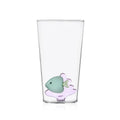 Ichendorf Milano | Bicchiere da Cocktail con Pesce in vetro Borosilicato Marine Garden