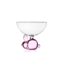 Coppa in vetro Borosilicato con decoro Ichendorf Milano