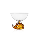 Coppa in vetro Borosilicato con decoro Ichendorf Milano