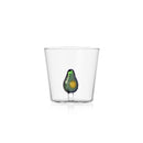 Ichendorf Milano Bicchiere Con Decoro In Vetro Borosilicato Fruits And Flowers con Avocado