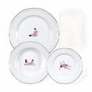 Seletti | Set 3 Piatti Arched + 1 Tovagliolo Seikantai 5271
