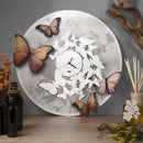 Orologio da parete con farfalle Mariposa Arti & Mestieri