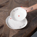 Simple Day | Set 2 Piatti Fondi "Tutti a Tavola"