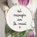 Simple Day | Piatto Pizza "Si mangia Con le Mani"