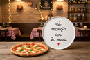 Simple Day | Piatto Pizza "Si mangia Con le Mani"