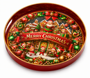 Lamart - Palais Royal | Vassoio Decorato Natale Ø 35 cm