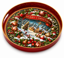 Lamart - Palais Royal | Vassoio Decorato Natale Ø 35 cm