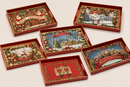 Lamart - Palais Royal | Vassoio Decorato Natale 40x30 cm.