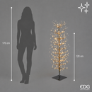 EDG Enzo De Gasperi | Faggio Luminoso con base - 400 LED - H. 120 cm Luce Calda
