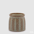 Vaso Cachepot Spiga ceramica Waterproof EDG Enzo De Gasperi