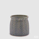 Vaso Cachepot Spiga ceramica Waterproof EDG Enzo De Gasperi