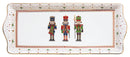 Easy Life | Vassoio Natalizio 35x15 cm in porcellana