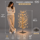 EDG Enzo De Gasperi | Faggio Luminoso con base - 320 LED - H. 90 cm Luce Calda