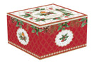 Easy Life | Set 2 Tazzine Caffè 80 ml con piattino Christmas Berries