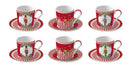 Easy Life | Set 6 Tazzine Espresso 100 ml con piattini - Gift Box