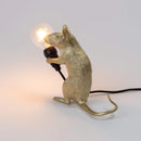 Seletti | Mouse Lamp Mac Gold – Lampada da tavolo design iconico