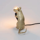 Seletti | Mouse Lamp Mac Gold – Lampada da tavolo design iconico
