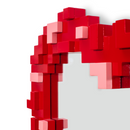 Seletti | Pixel Heart – Specchiera a Cuore con Cornice 55,5x51,5 cm
