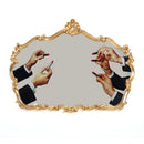 Seletti | Specchio Oro  Baroque Lipstick 120x88 cm.