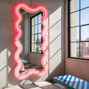 Seletti | Supercurve Specchio con Cornice Luminosa 90x185 cm – Design Brigolin Baschera